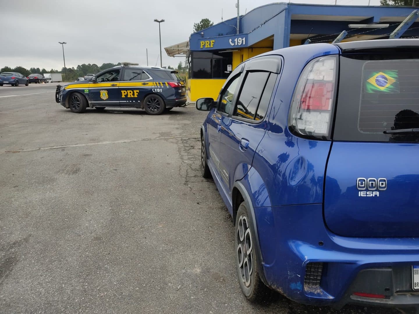 Motorista de PG é preso pela PRF com carro furtado no RS