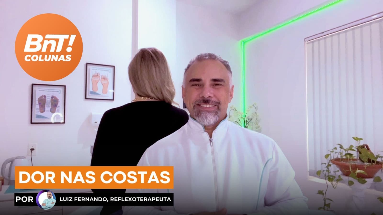 Como aliviar a dor nas costas, por Luiz Fernando Reflexoterapeuta