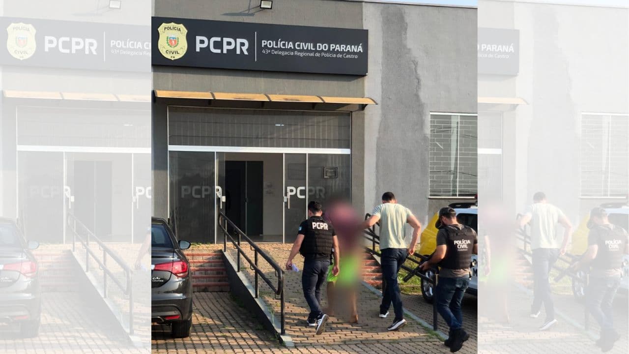 Polícia Civil prende homem envolvido em assalto com reféns em Castro
