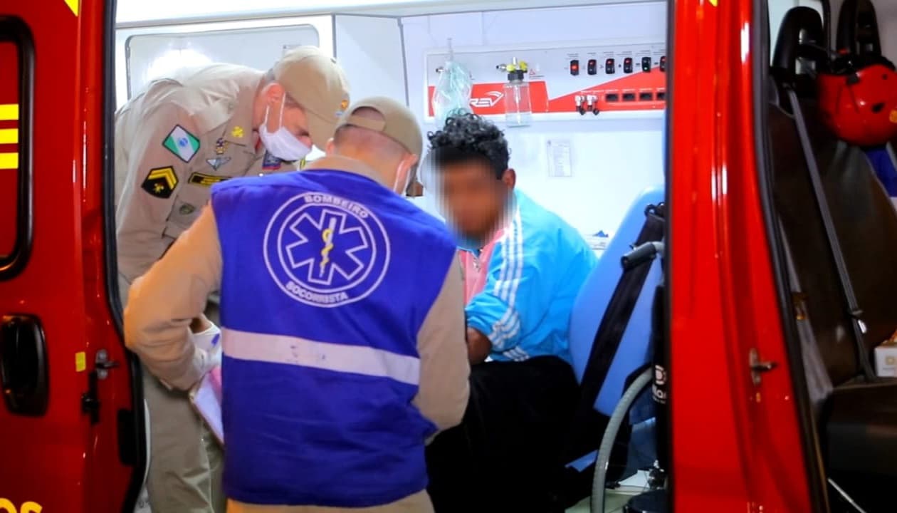 Morador de rua é agredido no centro de Ponta Grossa