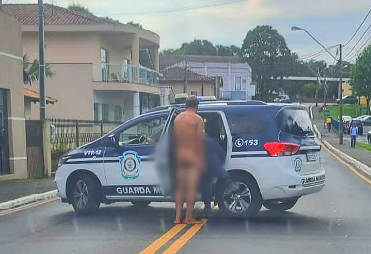 Guarda Municipal detém homem que andava ‘pelado’ em Castro