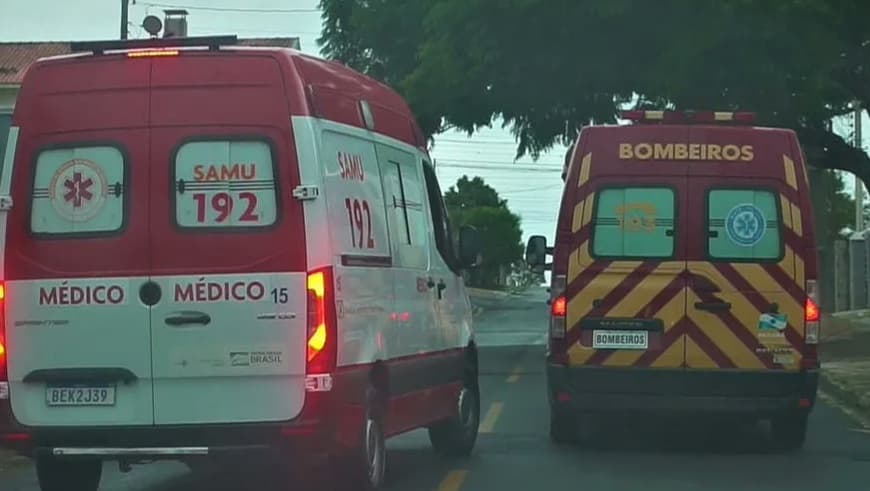 Homem fica em estado grave após ser atingido por roda de pá carregadeira em Castro