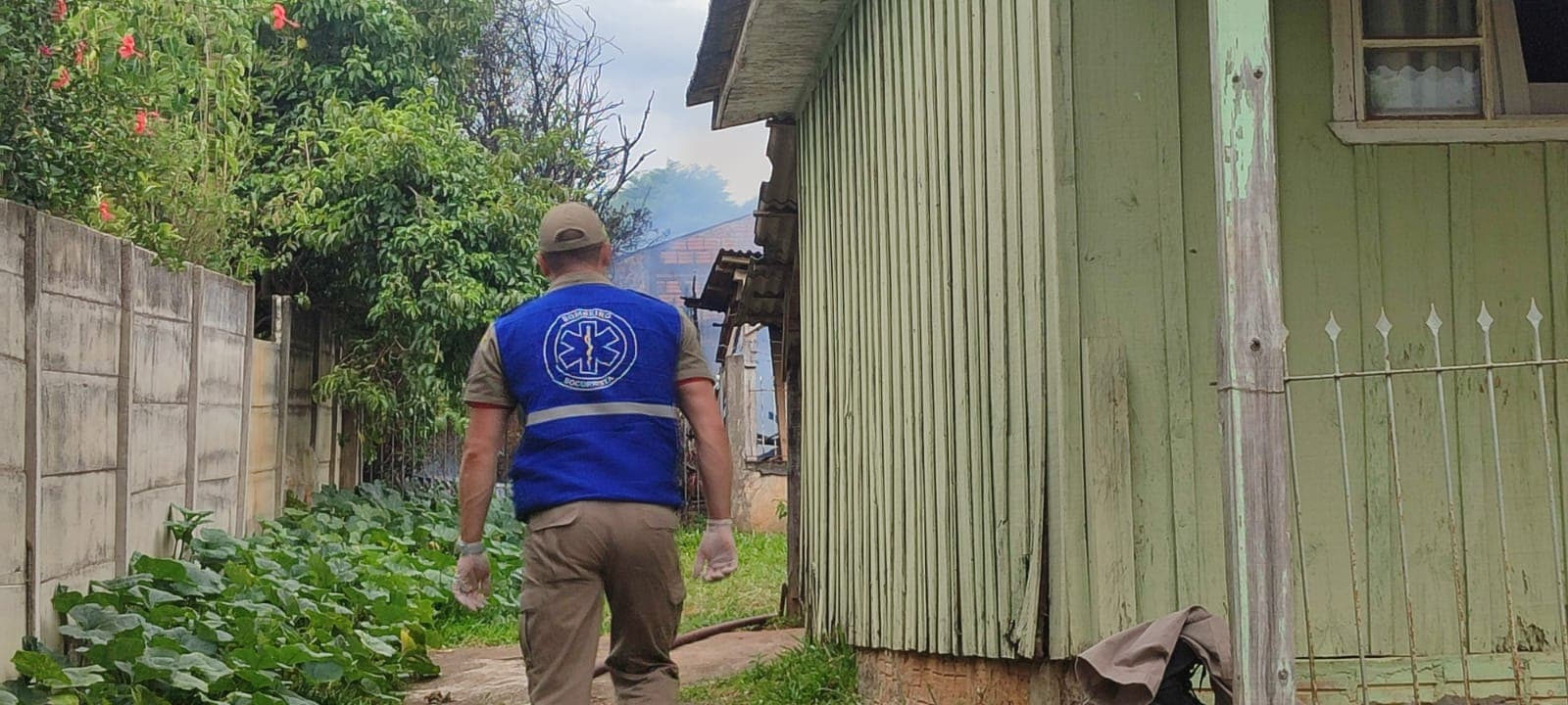 Casa de madeira pega fogo e idosa morre carbonizada em PG
