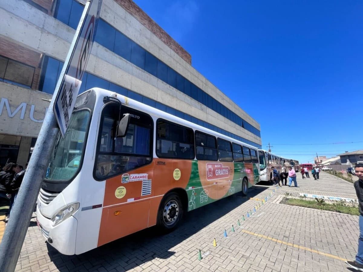 ‘Busão Grátis’ de Carambeí tem novidade e passa a cada 30 minutos nos principais bairros