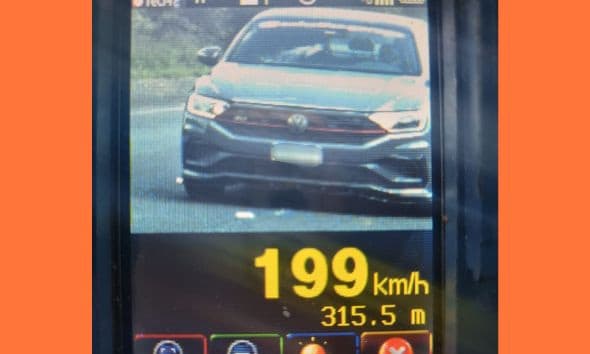 PRE flagra motorista a 199 km/h na PR-151 em Carambeí