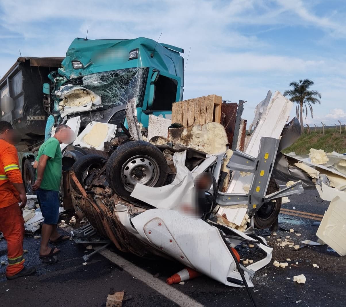 Motorista morre em grave acidente na PR-151 em Jaguariaíva
