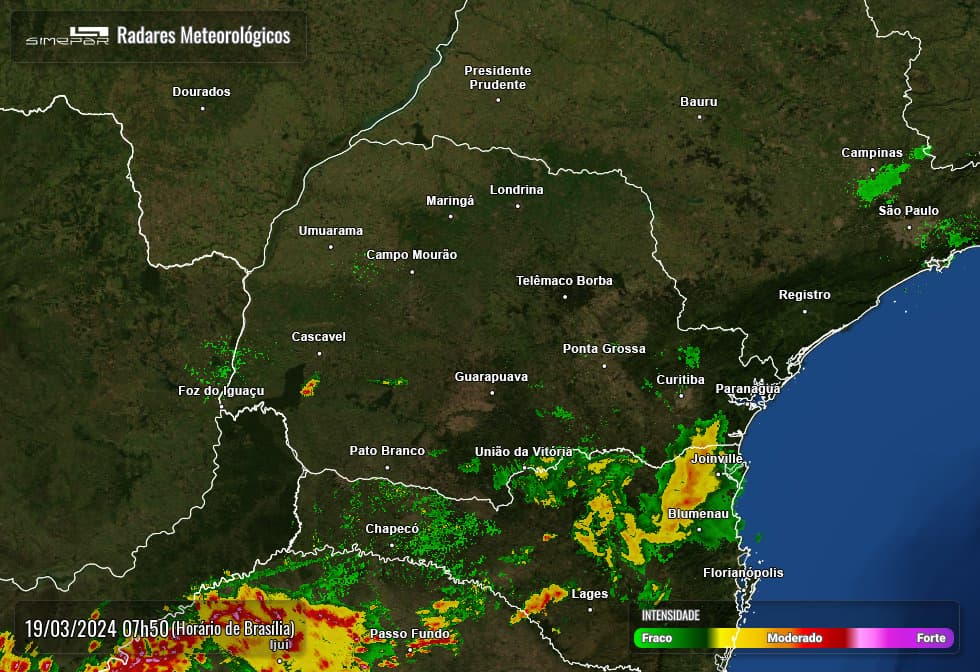 Último dia do verão será quente com pancadas de chuva em PG e região