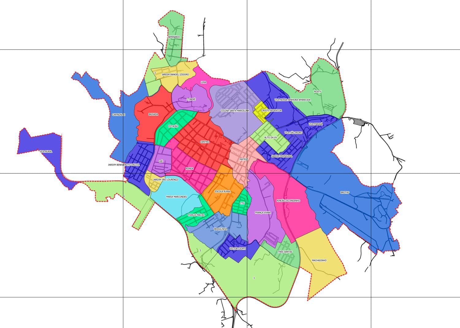 Piraí do Sul terá nova denominação e delimitação dos bairros da zona urbana