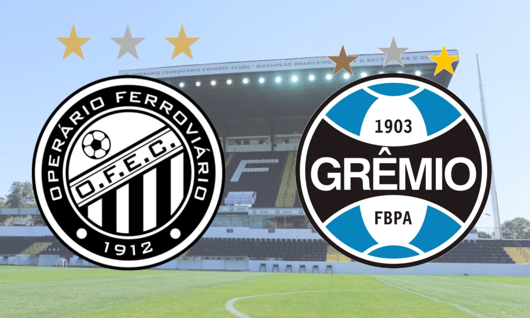 É HOJE: Operário recebe o Grêmio pela terceira fase da Copa do Brasil. Veja os detalhes