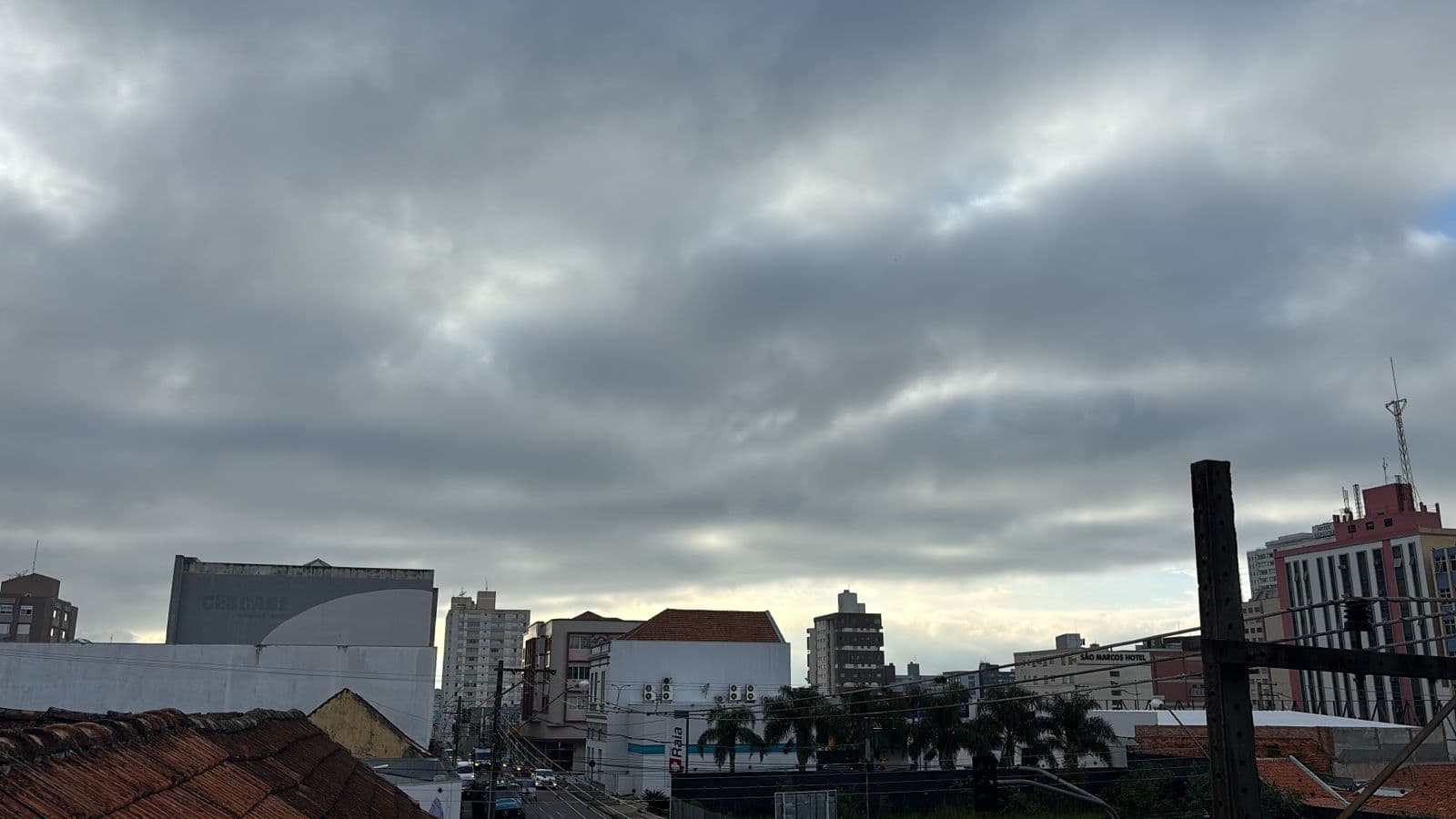 Tempo instável marca o início da semana em Ponta Grossa e região