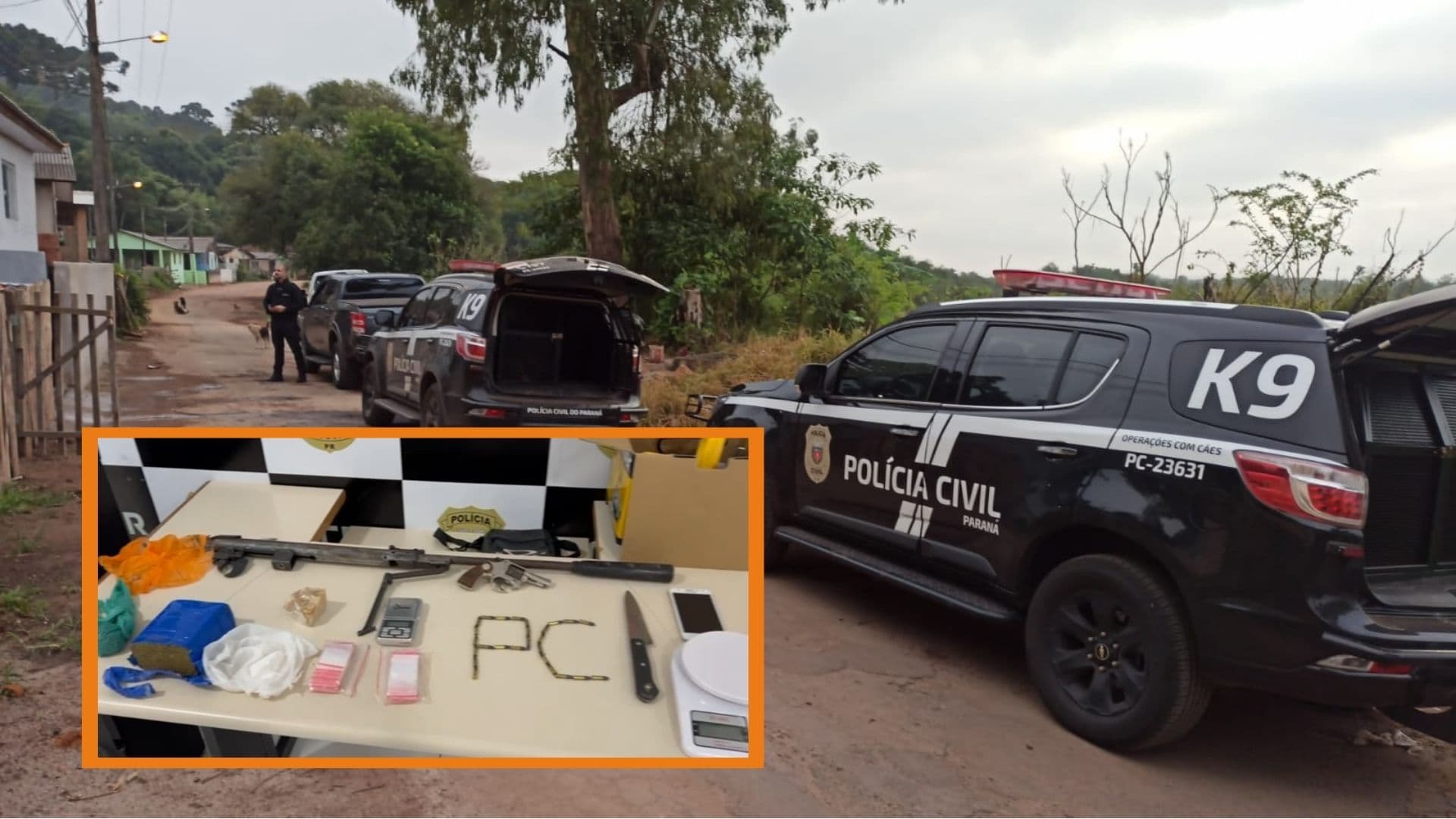 Cinco pessoas são presas em combate ao tráfico de drogas em Castro