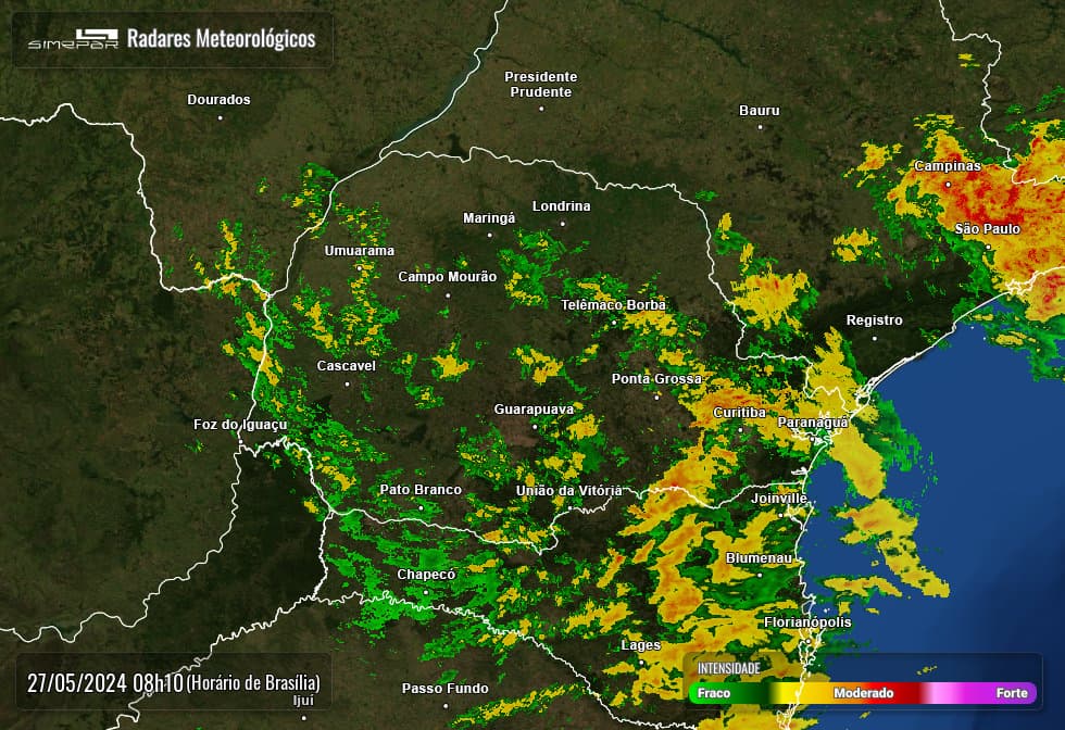 Semana começa fria e com chuva em Ponta Grossa e região