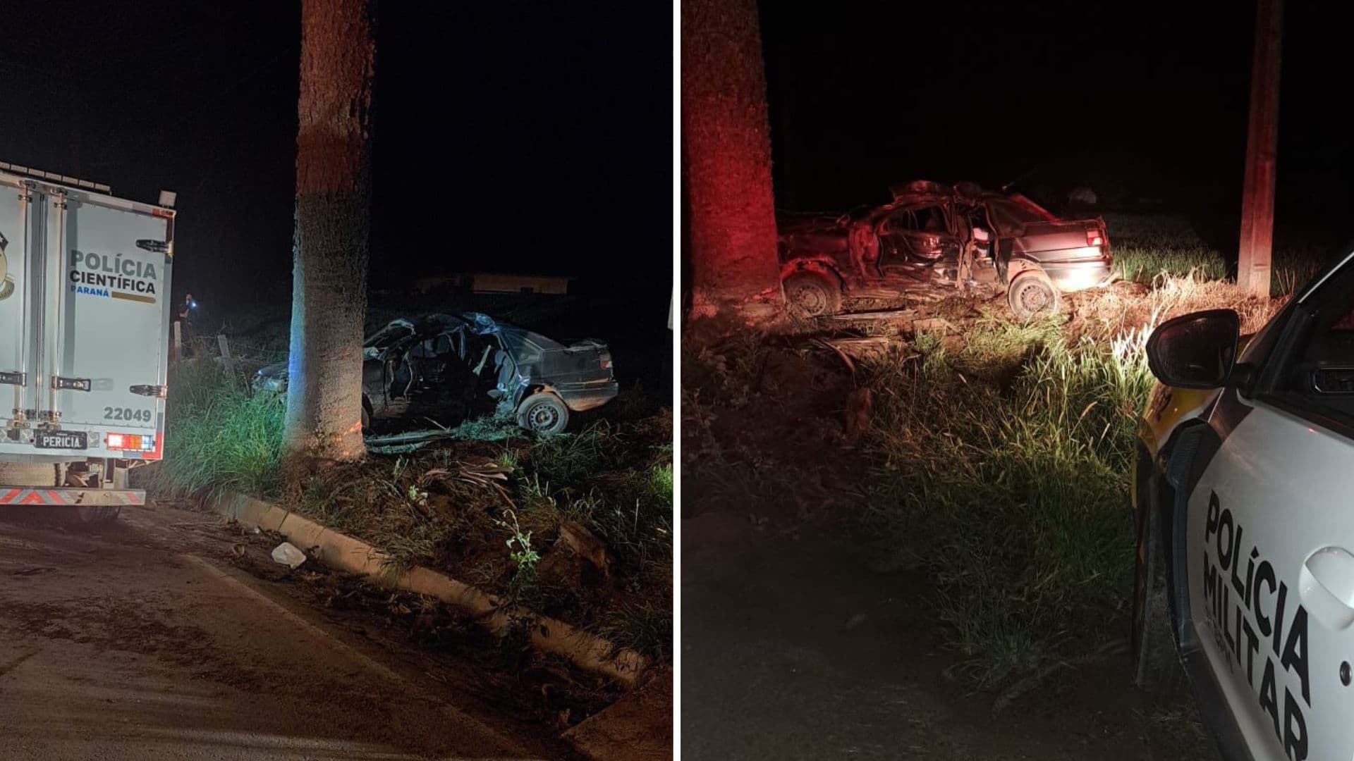 Acidente mata adolescente na Estrada de Catanduvas em Carambeí
