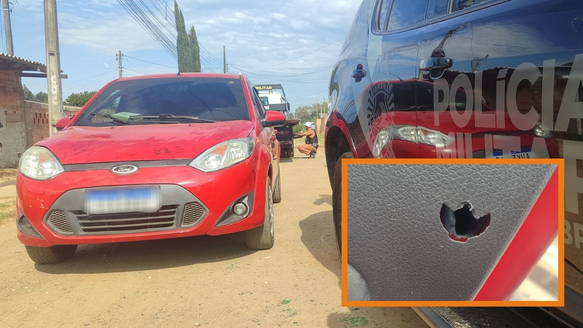 PM recupera carro roubado em assalto na ‘Ernesto Vilela’ e prende um em Ponta Grossa