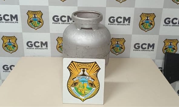 Guarda Municipal detém homem com botijão de gás em bairro de PG