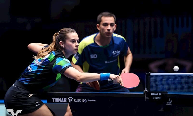 Calderano, atual número 3 do mundo no ranking individual, e Bruna, 17ª colocada entre as mulheres, formam a dupla brasileira mais promissora da história do tênis de mesa.