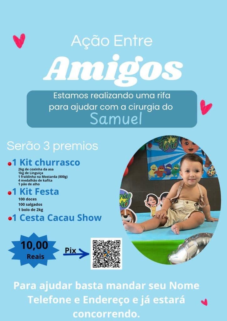 Ação em prol bebê Samuel