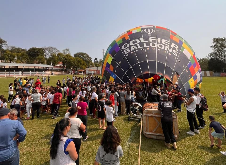 Balonismo – inflamento e voo cativo