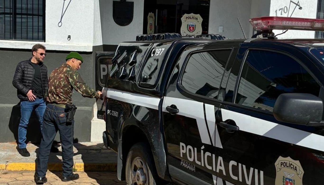 Homem é preso em flagrante por ameaçar ex em frente à delegacia de Piraí do Sul