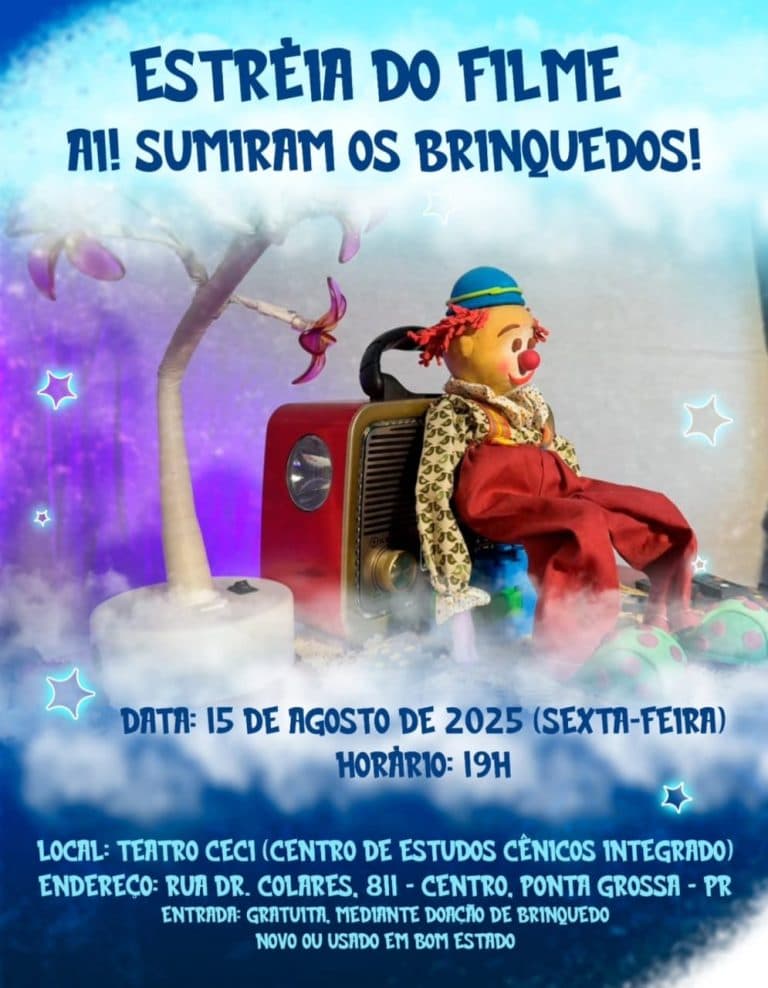 Filme infantil “Ai! Sumiram os Brinquedos!” estreia em PG