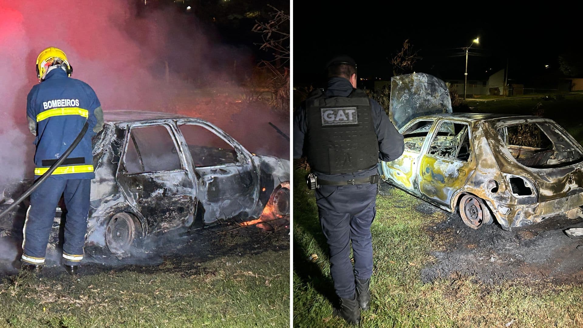 Incêndio veículo em PG