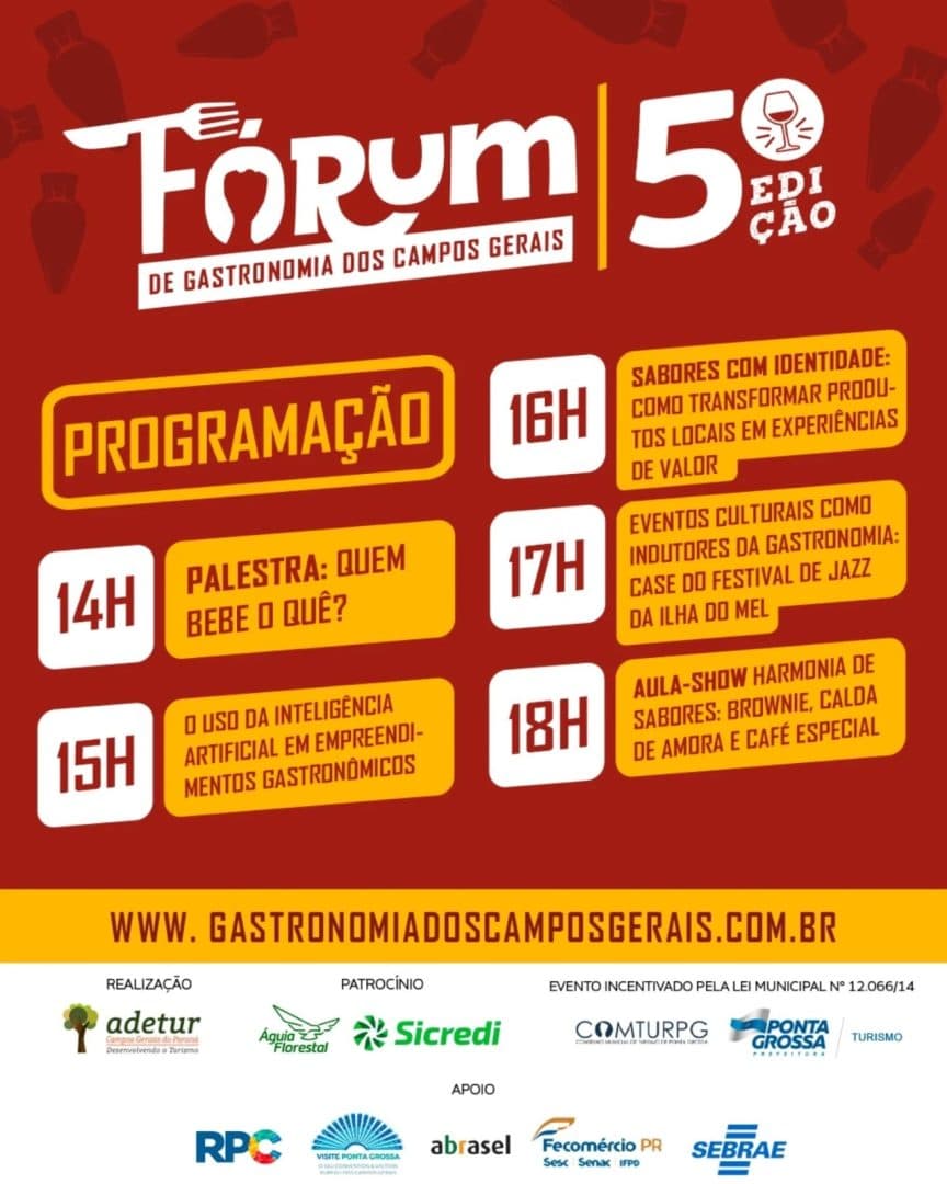 5º Fórum de Gastronomia dos Campos Gerais