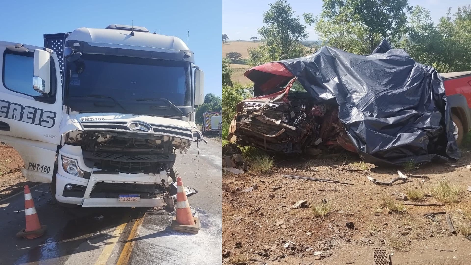 Motorista morre em acidente na PRC-466 em Guarapuava neste sábado