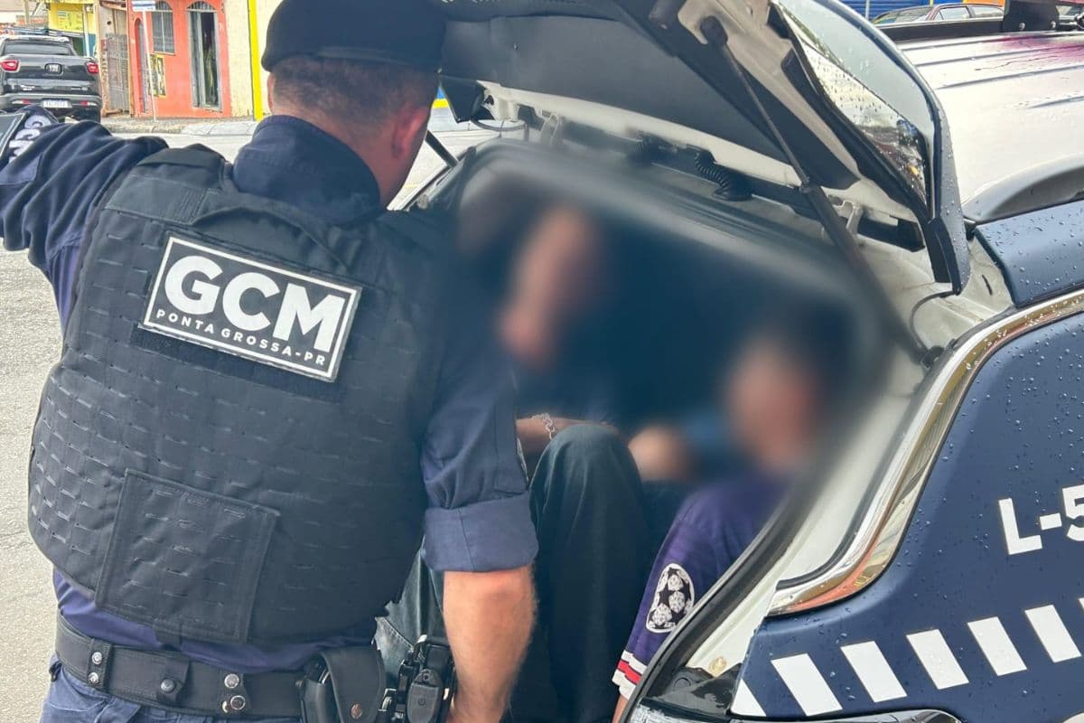 Agressão nos fundos de Shopping termina com dois presos pela GCM em Ponta Grossa