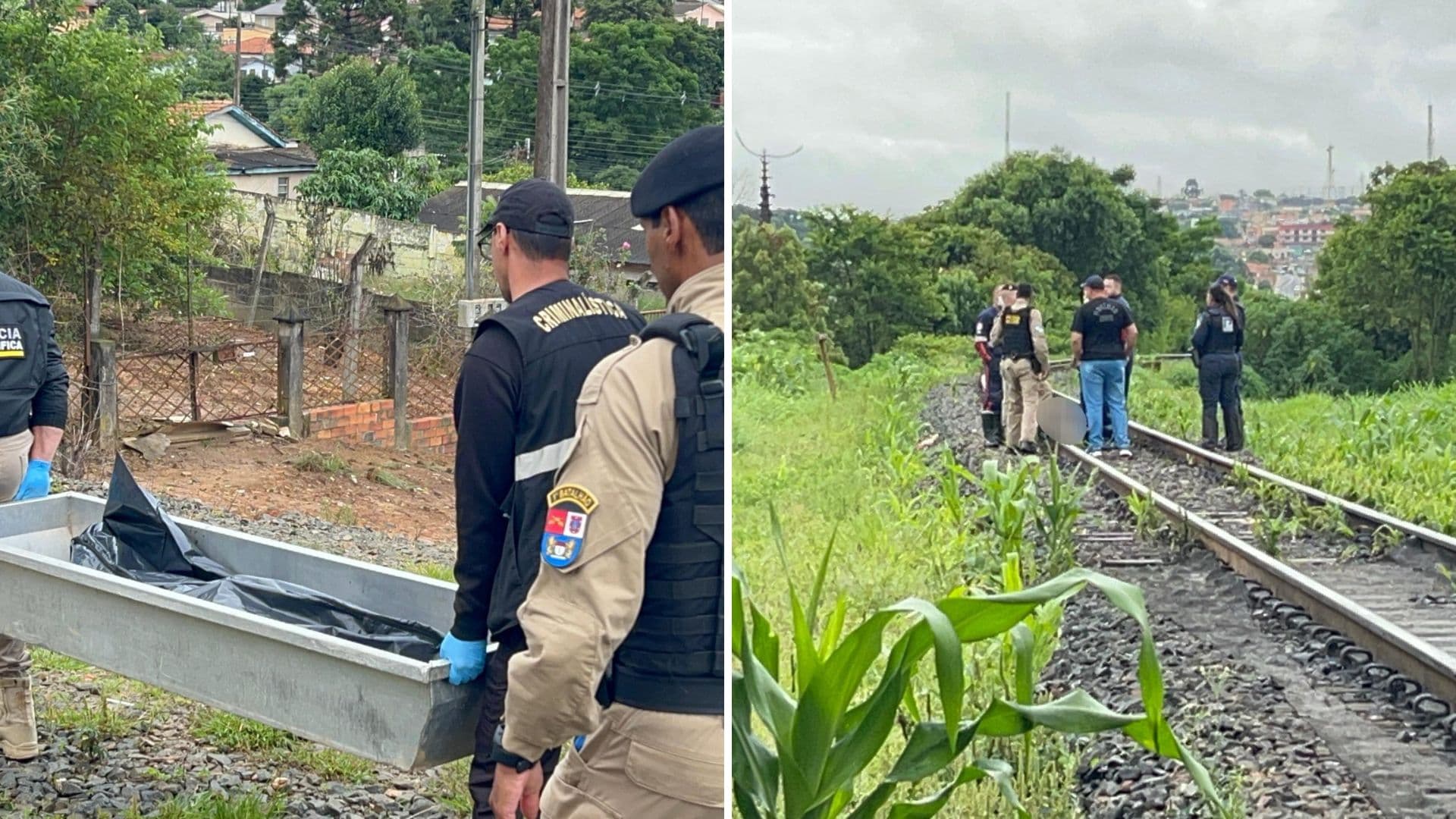 Homem morre após ser atropelado por trem em Ponta Grossa