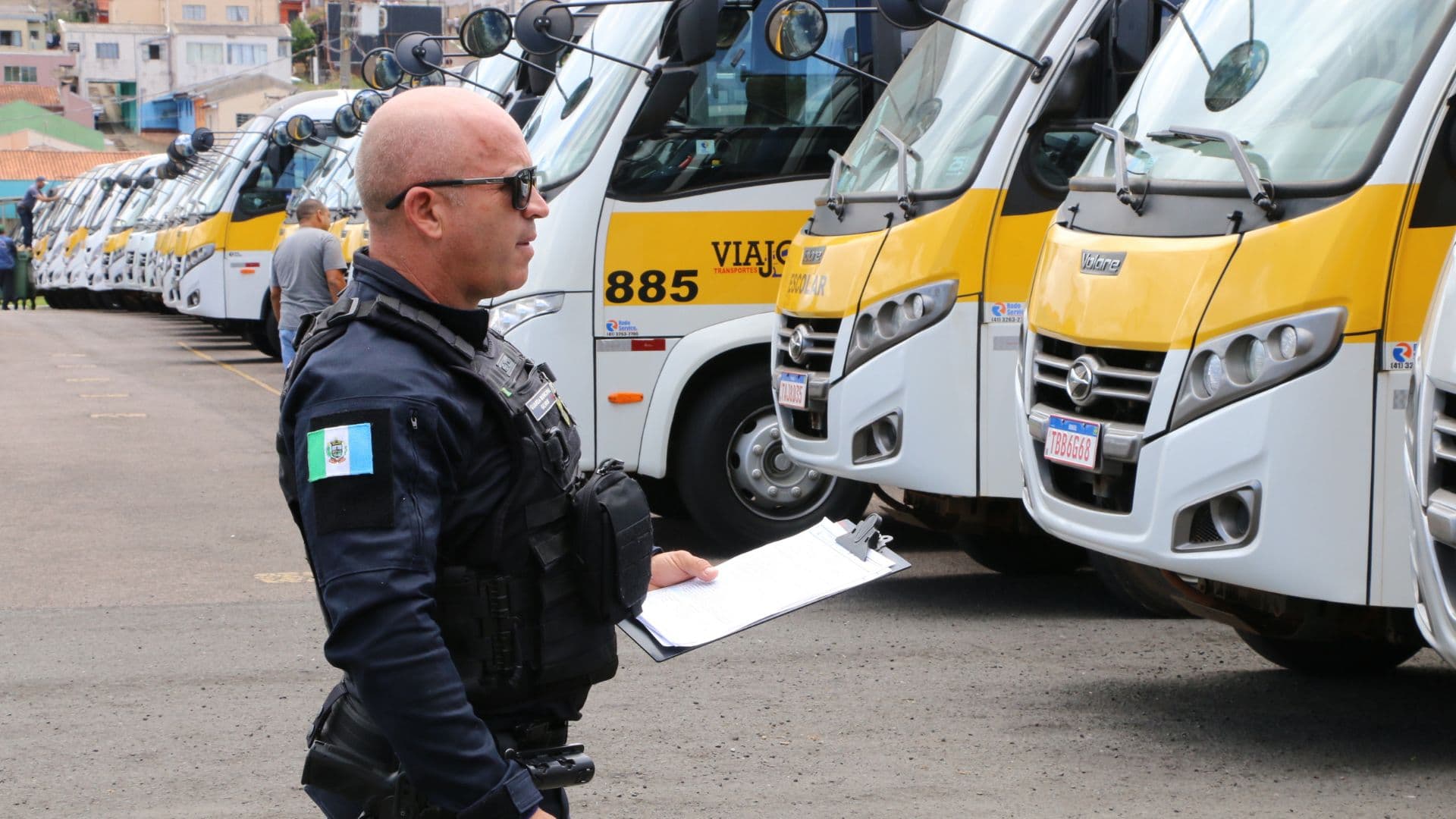 Vistoria em veículos do transporte escolar de Castro é iniciada para volta às aulas