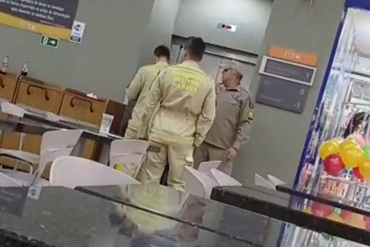 Mulher é resgatada após ficar presa em elevador de shopping em PG
