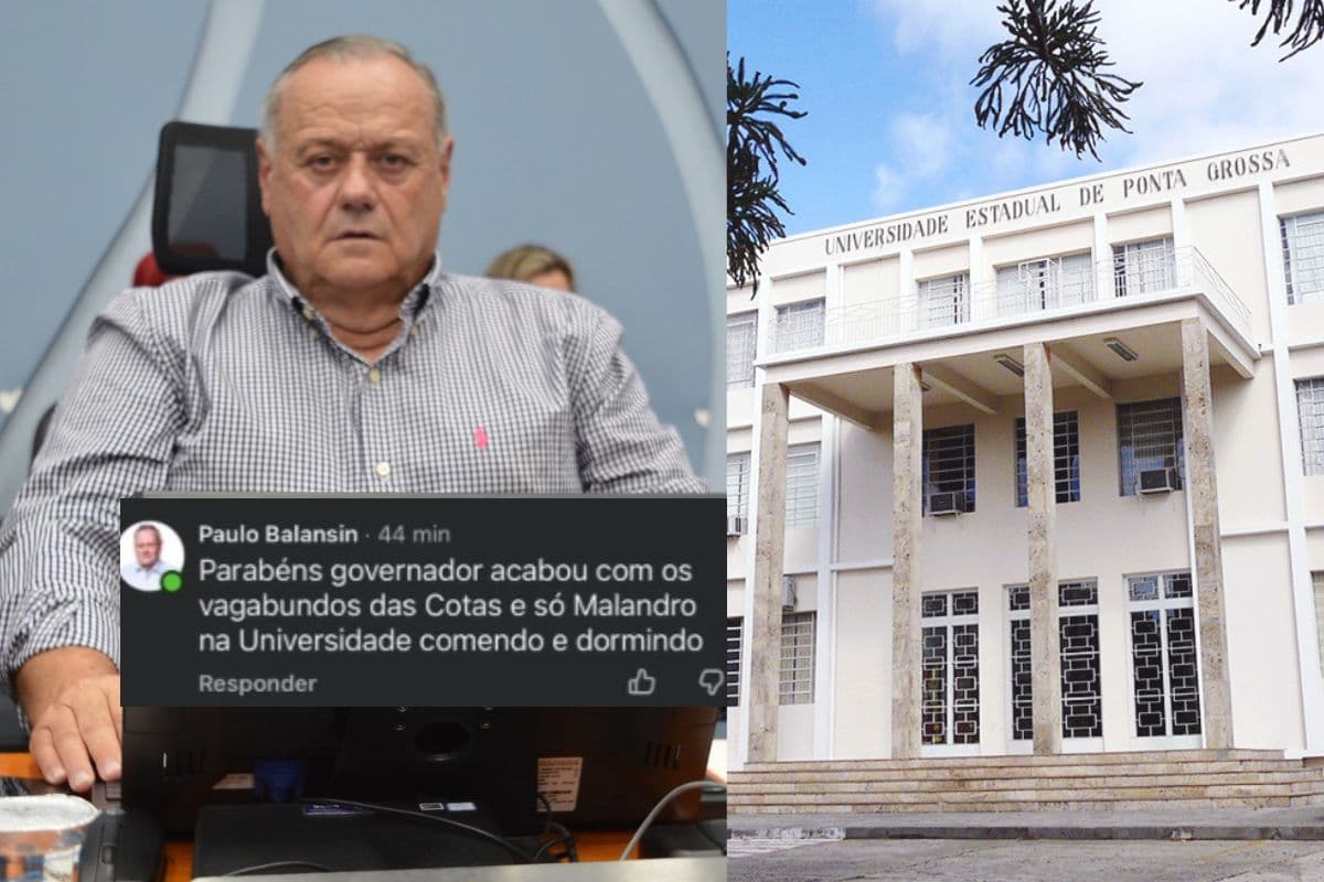 DCE da UEPG publica Nota de Repúdio após fala de vereador Paulo Balansin em Ponta Grossa