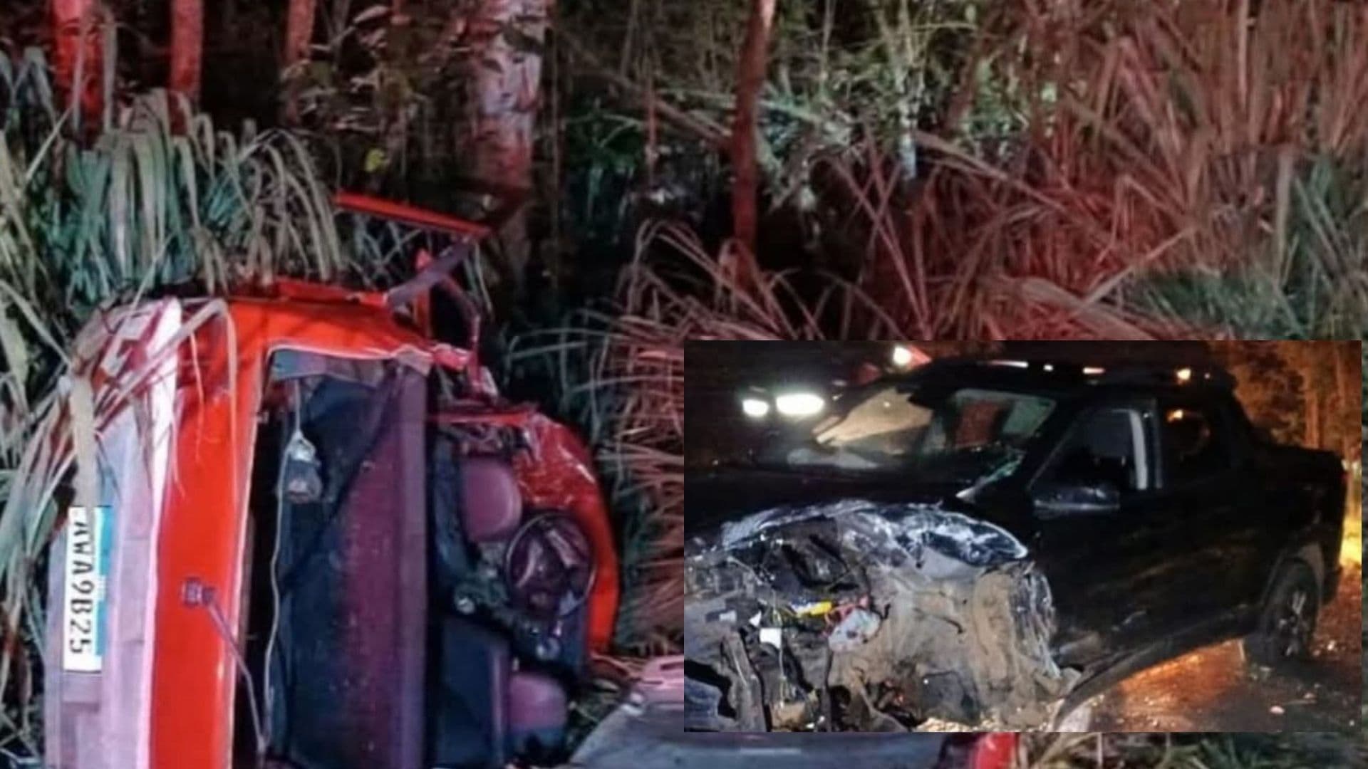 Um morto e três feridos graves em acidente na PR-092, em Arapoti