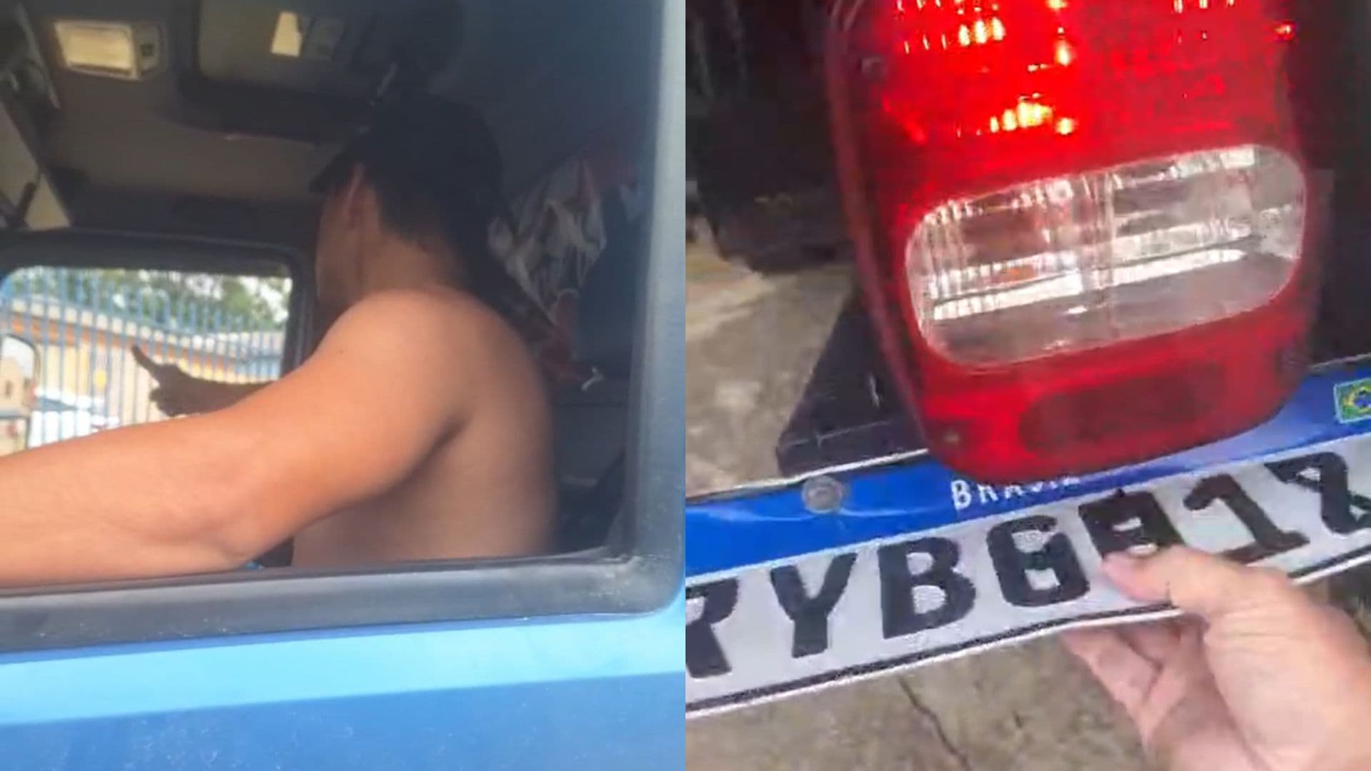 Vídeo flagra quadrilha carregando caminhão com mercadorias e fugindo de Ponta Grossa