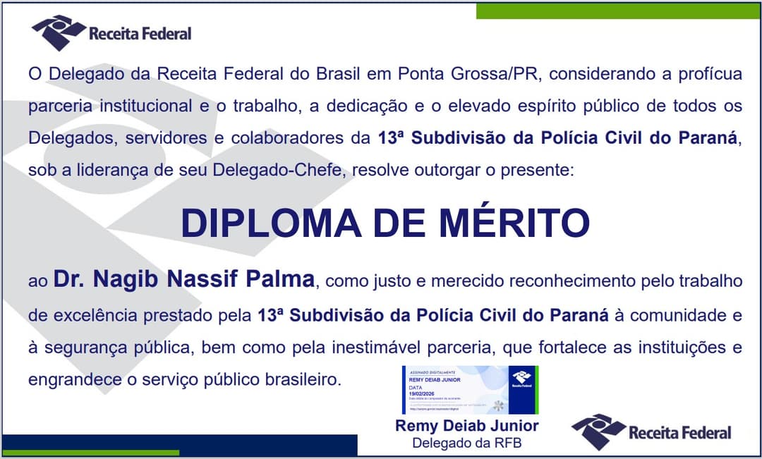 diploma de mérito