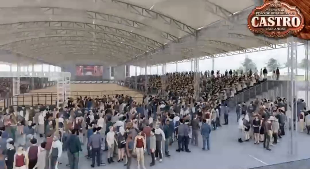 Castro divulga vídeo da estrutura da 7ª Festa do Peão de Boiadeiro