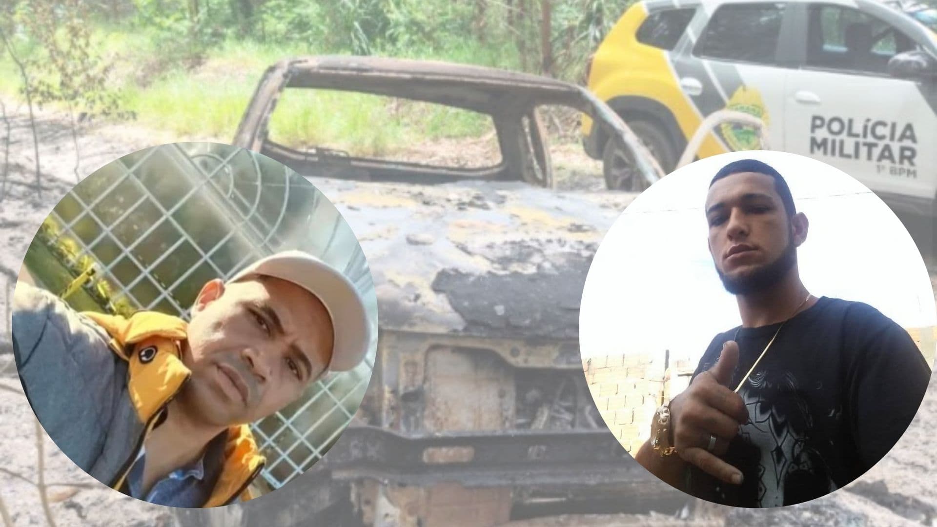 Dois homens desaparecem em Arapoti e veículo é encontrado incendiado