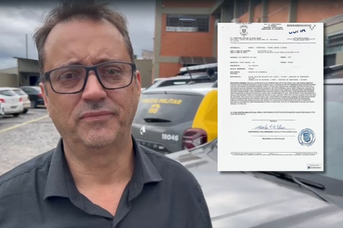 Desavença na Câmara de Ponta Grossa termina na delegacia com versões divergentes divergentes entre ex-vereador e assessora