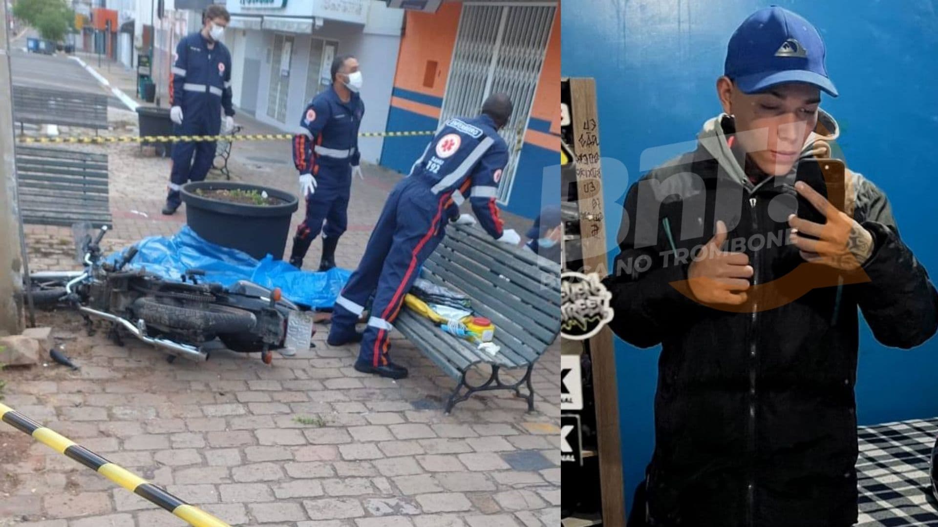 Identificadas as vítimas de acidente de moto em Castro