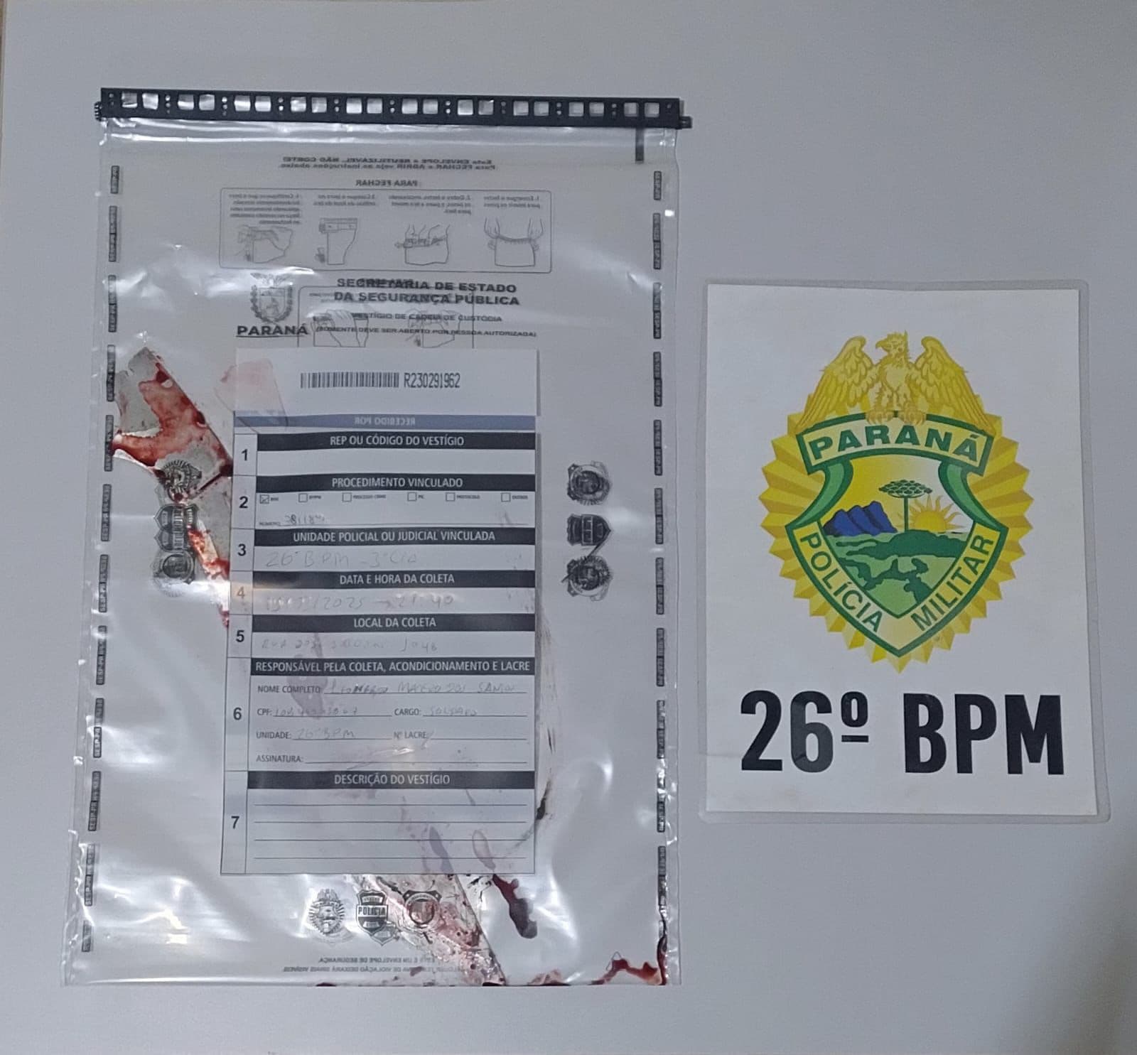Homem é preso após atacar irmão com facão em Reserva; vítima está em estado grave