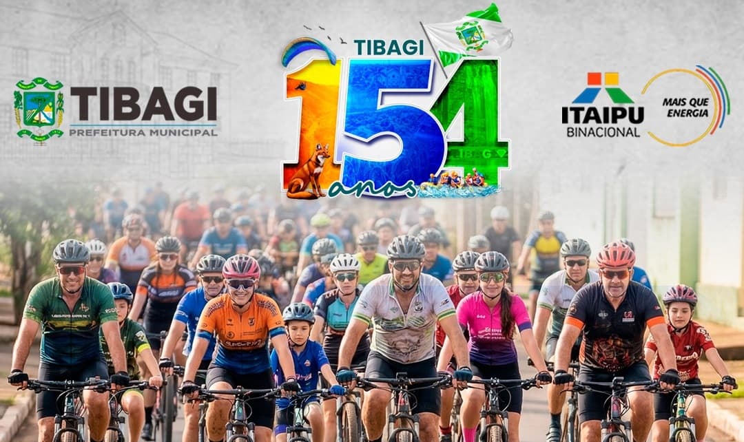 Passeio Ciclístico celebra os 154 anos de Tibagi na quarta-feira (18)