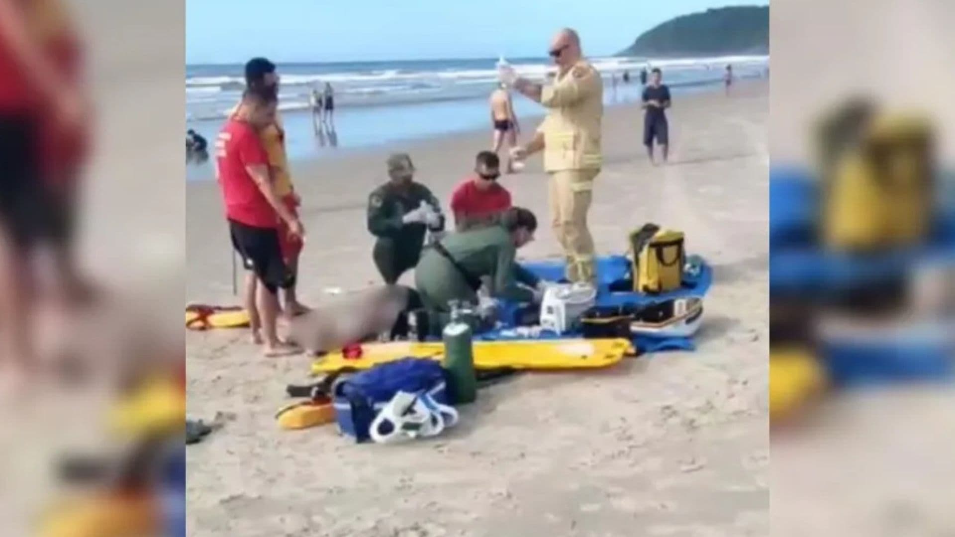 Morador de PG morre como herói ao salvar neto de afogamento em Matinhos