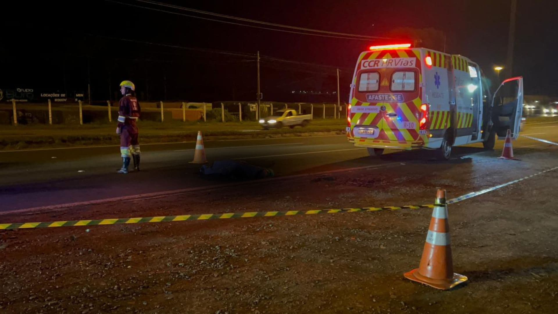 Idoso morre atropelado na Avenida Souza Naves, em Ponta Grossa