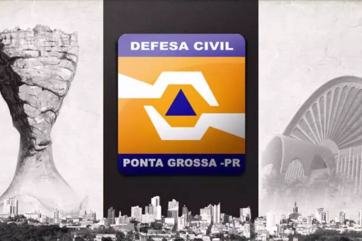 Defesa Civil orienta moradores de Ponta Grossa sobre cadastro para alertas de desastres e temporais