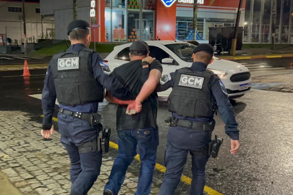 Confusão em posto termina com homem preso após agressão em Ponta Grossa