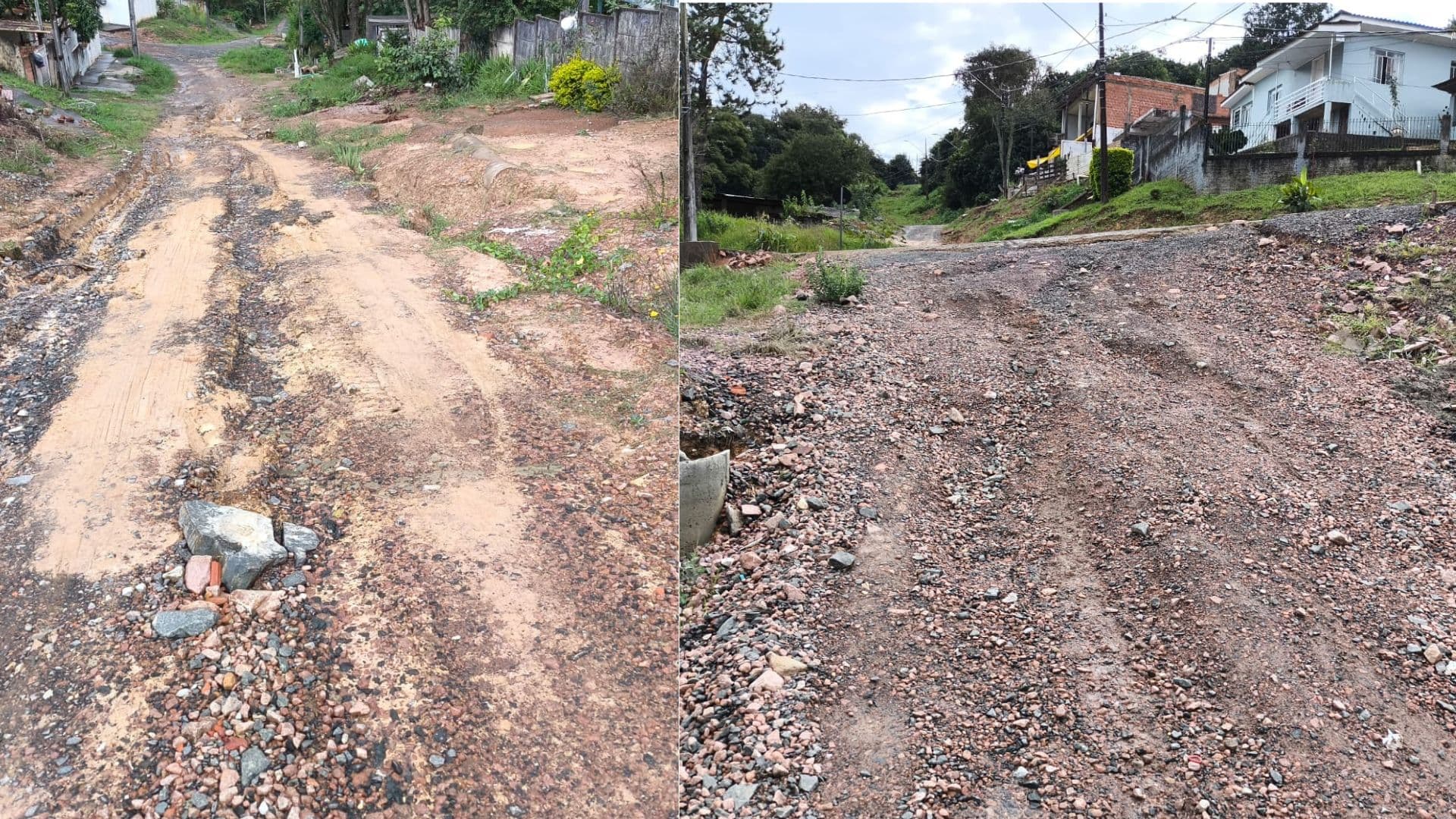 Moradores de Uvaranas denunciam abandono na Rua Teixeira de Macedo; coleta de lixo é afetada