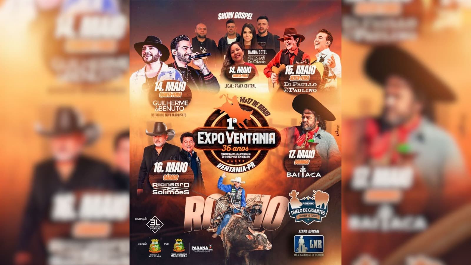 Com shows e rodeio, 1ª Expo Ventania acontece nesta semana