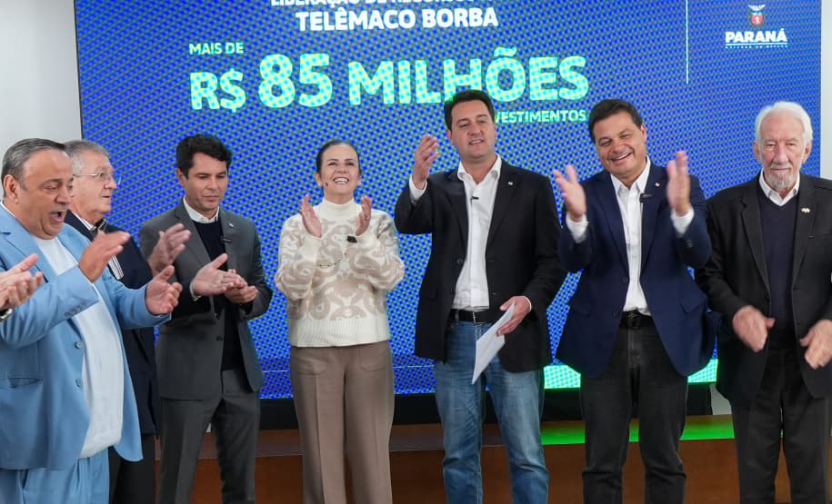 Paraná libera mais de R$ 85 milhões para obras e projetos em Telêmaco Borba