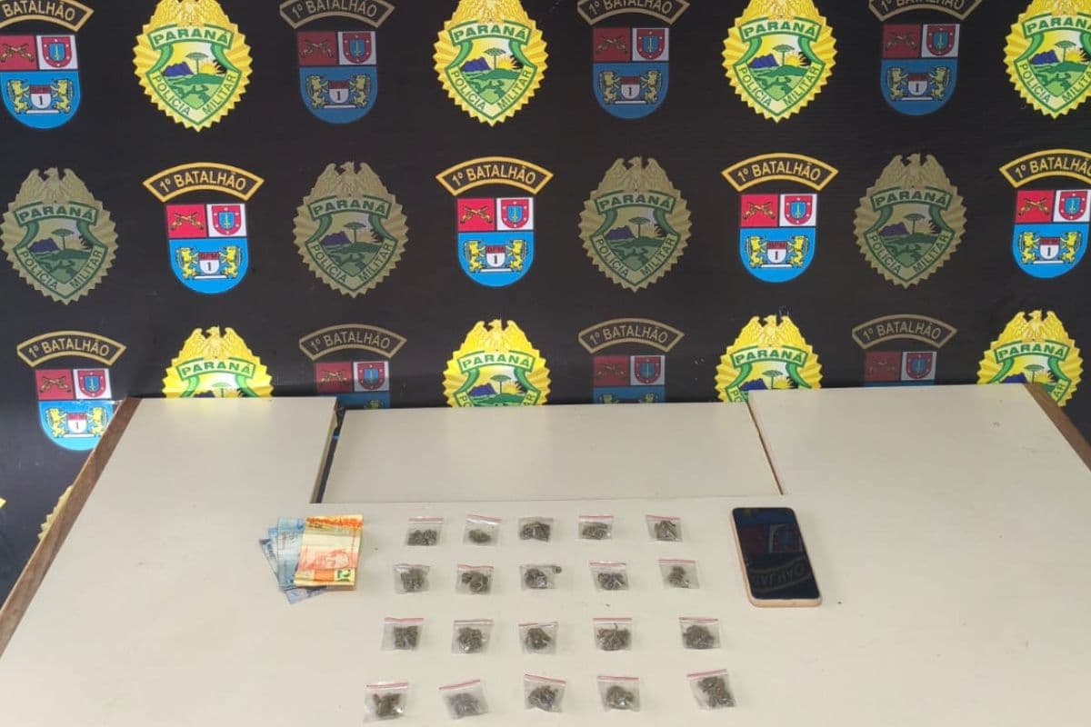 Dois homens são presos com drogas na região do Jardim Carvalho em PG