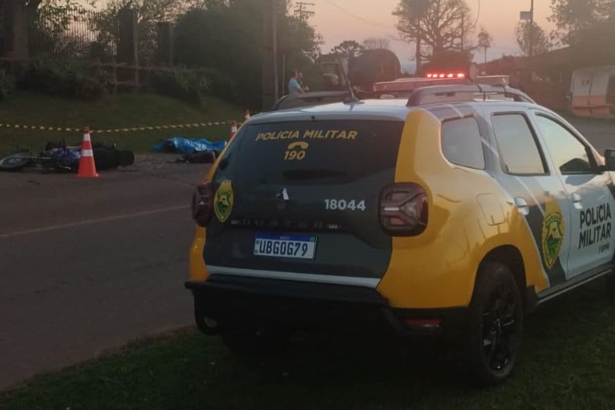 Motociclista perde a vida em grave acidente em Carambeí
